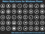 Metro Style Icons for Windows Phone screenshot